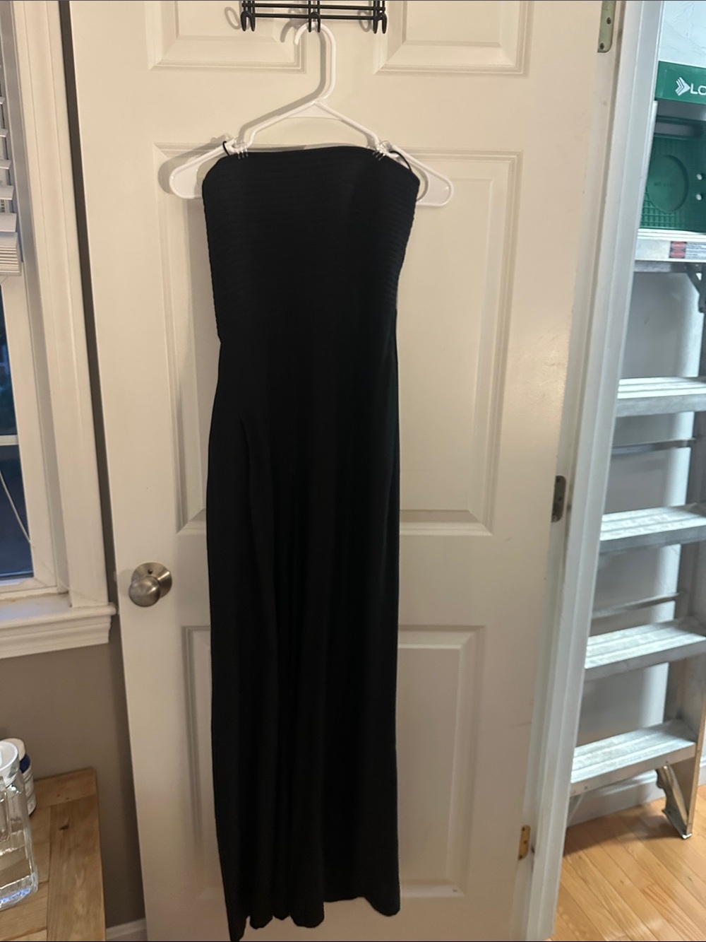 Strapless Black 100% silk Jumpsuit Romper - Classic Evening Piece